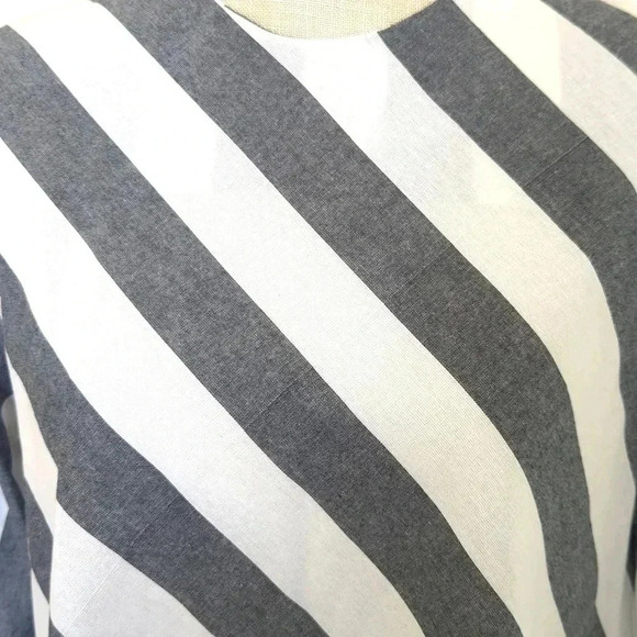 Toit Volant Stripe Shift Cotton Dress - Picture 3 of 7